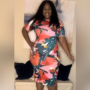 Floral Midi Dress